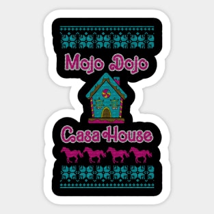 Mojo Dojo Casa House Christmas Sticker